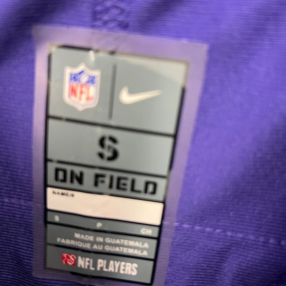 Nike Jordan Addison Minnesota Vikings Purple Game Jersey Mens Small #3‎ NFL New